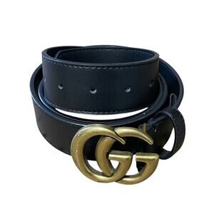 Gucci | Accessories | Gucci Suede Blondie Belt Cognac Nwt Gg  display picture 2